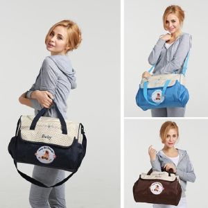 Fashion Mummy Bag: Large Size Mother Baby Diaper Bag & Multi Functional Baby Bottle Storage