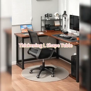 TENDO Computer Table L Shaped Table Practical Study Work Desk Modern Gaming Desk Family Double Table