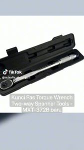 COD PEGASI Kunci Pas Micrometer Torque Wrench Two-Way Spanner - Kunci Torsi Momen Moment Torque Wrench Two Way Spanner 1/2 Torsi 5-210 Nm Torsi Preset Torsi Kunci - MXT-372B