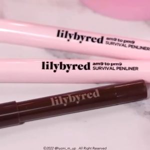 Bút Kẻ Mắt Chống Nước Lâu Trôi LILYBYRED Đầu Mảnh Am9 to Pm9 Survival Penliner 0.6g
