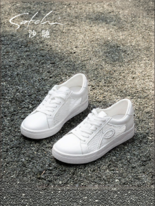 Lightweight Breathable Summer Womens Canvas Sneakers Thick Sole