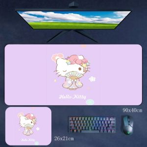 Sanrio | Tấm Lót Chuột Cao Su In Hình Hello Kitty Tấm Lót Bàn Phím Chống Trượt Tấm Lót Bàn Phím Hoạt Hình Thời Trang Cho Bé Gái Bảo Vệ Cổ Tay Tấm Lót Bàn Dễ Thương Với Nhiều Kích Cỡ Tùy Chọn