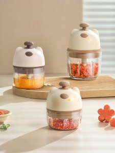 Suncha | Baby Food Prep Kit with Garlic Masher Grinder Puree Maker and Small Knife