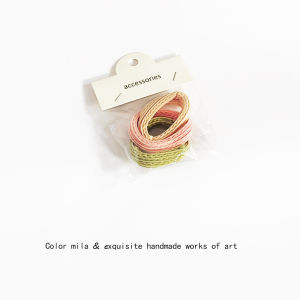 3 Pack ~ Color Basic Hair Rope High Elasticity Hairtie Students Do Not Hurt Hair Seamless Rubber Band Hair Band Girl Headdress