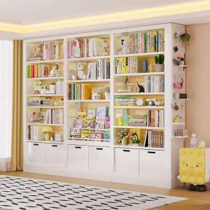 BOJIAJIAJU | Childrens Bookshelf Simple Steel