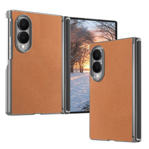 szhaiyu | Premium Lychee Pattern Leather Magnetic Case For Samsung Galaxy Z Fold 8 Ultra 7 6 5 4 Trifold Hinge Protection Shockproof