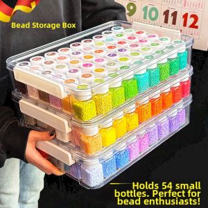 KUWUBIANJING | Transparent Storage Containers for Beads Large Size