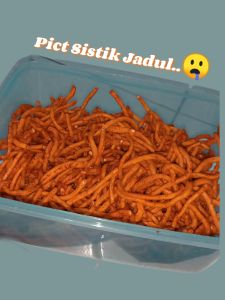 Cemilan Sistik Jadul Pedas Bawang Pedas isi 500gram snack kering enak termurah