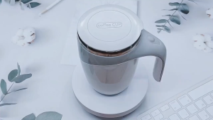 Mixing Cup Electric Rechargeable Magnetic Blender Stainless Steel Mug Self Stirring Milk 380ML