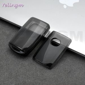 Shell Fob Transparent TPU for Mazda Cx5 2 3 6 Gh Cx3 Cx 5 Cx9 Cx8 CX30 G20 MX-5 MX30 X5 X9 Ss30 CX60 CX90 Car Key Case Cover