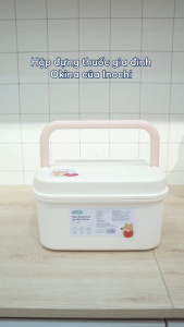 Hộp Đựng Thuốc Gia Đình INOCHI Okina 7.2L – Kháng Khuẩn Khử Mùi Bảo Quản An Toàn Thiết Kế Tối Ưu