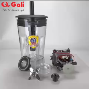 Bộ cối xay ca nhựa ly sinh tố công nghiệp Lamaca LA88 bằng nhựa cực dầy dao xay inox 304 6 lưỡi sắc bén mô tơ dây đồng hàng tốt giá mềm
