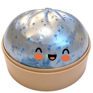 Schylling | Dumpling Squishy 1pcs Glitter Steamed Bun Pinch Music Simulation Steam Buns Shape Cute And Fun Relieve Stress Squish Dumplings