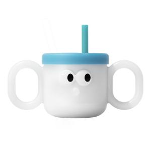 Octoto Kids Learning to Drink Cup Milk Cup Straw Cup Open Cup Water Cup with Handle for Children 9-36 Months PP Stainless Steel
