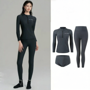XIAZHIQING | UV Protection Swimwear Women Quick Drying Long Sleeve Long Pants