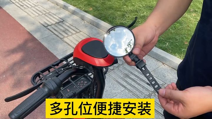 2pack Bike Side Mirror 360 Rotatable Mirrors Waterproof Bicycle