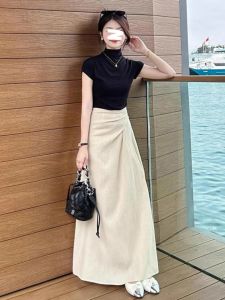 DUOMIAOTU | Elegant Summer Dress Outfit Feminine Fashion Set