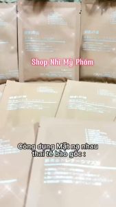 1 Cái Mặt Nạ Dưỡng Da Nhau Thai Cừu Rwine Beauty Nhật Bản 40ml