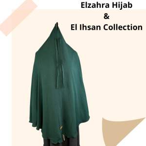 Hijab instan jilbab jumbo Khimar syari bergo crinkle kaifiya