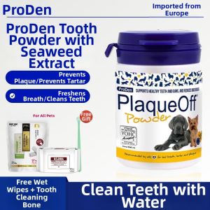 PlaqueOff | Teeth Cleaning Powder for Pets Oral Health Improvement Tooth Stone Removal