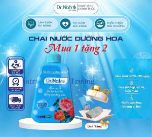 Nước dưỡng hoa Dr Natro giữ hoa tươi lâu từ 10-15 ngày ( tặng kèm 1 khăn lau đa năng và 1 gói dưỡng hoa )