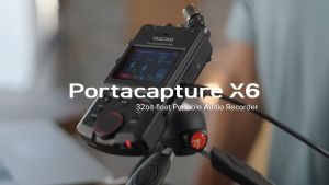 (ใช้โค้ดลดอีก10%) TASCAM PORTACAPTURE X6 Portable Audio Field Recorder เครื่องบันทึกเสียง พกพา มี Preset
