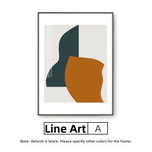 Abstract Line Living Dining Entrance Wall Art