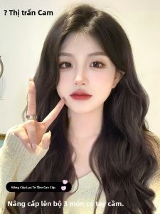 JUZITING | Volume Enhancing Long Hair Top Three-Piece Wig 100% Human Hair Seamless Curl Extension