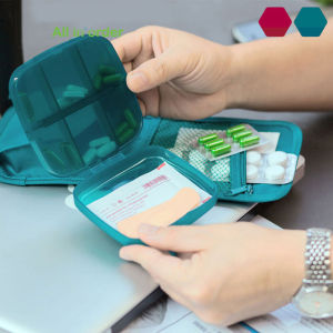 Portable Travel Size Upgraded Medicine Box Sealed Large Week Day Planner Personal Health Organizer Durable Storage Case