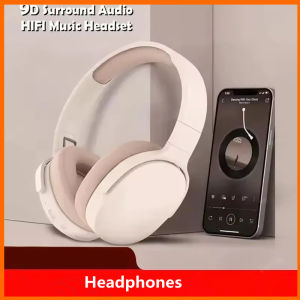 Wireless Over-Ear Headphones Bluetooth Noise Reduction HIFI Stereo Sports Headset with Mic Music Player Gaming Call Earphone