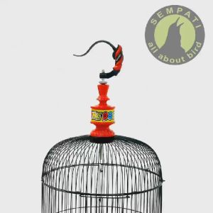 SEMPATI Pion Lovebird Kayu Cukit Cat Duco Anti Gores Pion Sangkar Kandang Burung Lovebird Love Bird Lb Pion Gantungan Sangkar Burung Bulat Kapsul