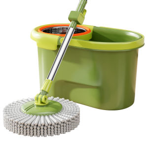 ไม้ถูพื้น ไม้ม๊อบ ถังปั่นถูพื้นตะเเกรงสเเตนเลส ไม่เป็นสนิม ใช้งานง่าย ตัวถัง 2 ระบบ  ซักทำความสะอาดและปั่นหมาด  แข็งแรงทนทาน ไม่แตกง่าย ใช้งานสะดวก