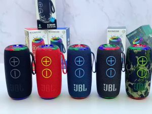 ลำโพงบลูทูธ รุ่น BOOMS380 พกพาง่าย เสียงแน่น รองรับAUX TF USB ปรับ/ปิดไฟได้ IPX6 เพิ่ม/ลดเสียงได้