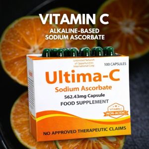 ULTIMA C SODIUM ASCORBATE 100 capsules | Pampataba For Adults and Kids