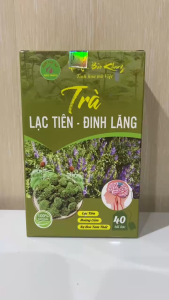 Hộp 40 gói trà rối loạn tiền đình Bảo Khang rối loạn tiền đình thiếu mãu não hoa mắt tăng tuần hoàn máu