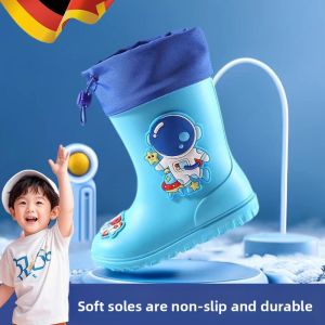 MONLEYTA | German Childrens Rain Boots Waterproof Non-Slip Water Shoes For Kindergarten Boys Girls Toddler Nursery New Arrival 2025