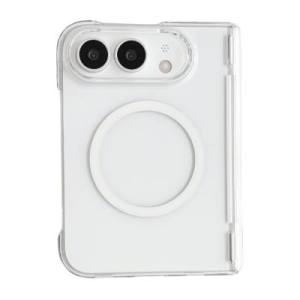 szhaiyu | Frosted and Transparent Hard PC Phone Case For iPhone Duo For Magsafe With Hinge Protection Shockproof Bumper Anti-drop Cover