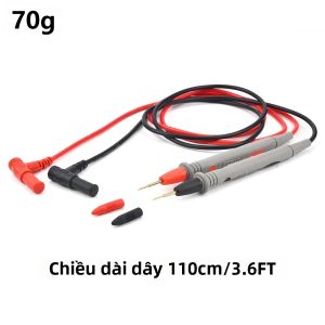 Aideepen | Đầu Dò Vạn Năng Kỹ Thuật Số Đa Năng 1000V 20A Với Dây Dẫn Thử Nghiệm 110CM Đầu Kim Cho Máy Đo Đa Năng