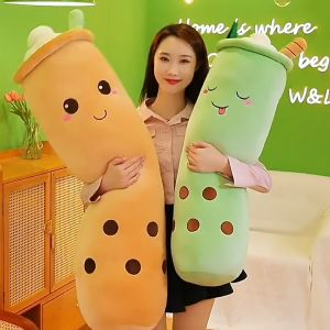 Cute Bubble Pearl Milk Tea Boba Plushie Stuffed Toys for Birthday Gift Graduation Anniversary Surprise Lover 奶茶玩偶可爱