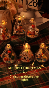 Christmas Tree Small Block Building Toy Christmas Gift Santa Claus Building Blocks