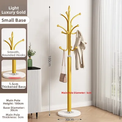 Simple Floor Coat and Hat Stand Indoor Home Clothes Hanger