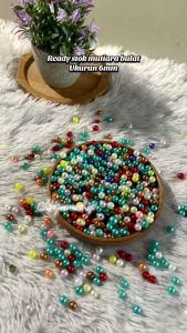 Mutring mutiara ringan ukuran 6mm