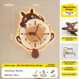 MEISD | Silent Creative Retro Clock