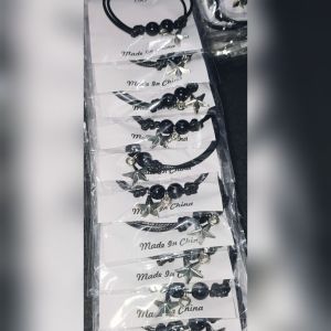 Grosir/Gelang Tangan Tali Serut Variasi Manik Love Harga Untuk 1 Lusin (12 pic gelang)