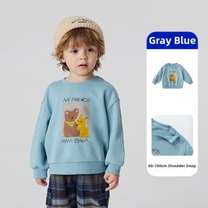 MINI BALA | Soft and Stretchy Cartoon Print Cotton Hoodie