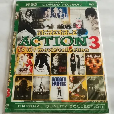 Combo Format DVD Aksi Luar Biasa 3 Koleksi Film 10 dalam 1 dengan Kualitas Asli