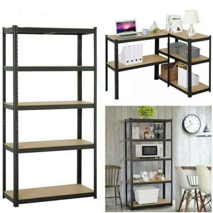 5 Layer Heavy Duty Boltless Shelves Stacking Adjustable rack 175kg ...
