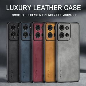 szhaiyu | Leather Phone Case for Motorola Moto Edge X70 70 50 60 Pro Fusion G86 power G06 G55 Ｇ35 G75 G85 G84 G54 G34 G34 Protector Cover