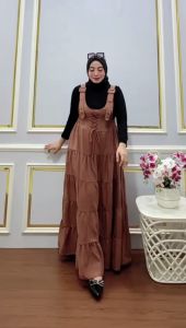 Overall Tanpa inner 930 / Overall model Baru / Overall bahan baby Codoray / gamis susun / gamis overal  bahan adem