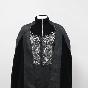 2024  wish Steampunk Medieval Jacket Gothic Victorian Era Frock Suit